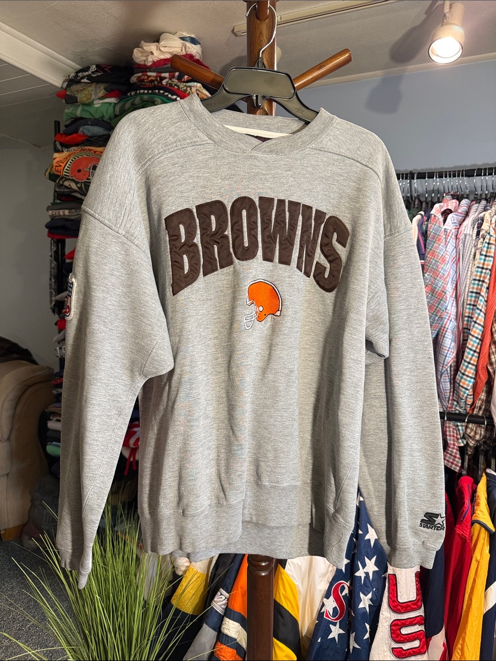 Vintage Cleveland Browns Starter Crewneck Sweatshirt